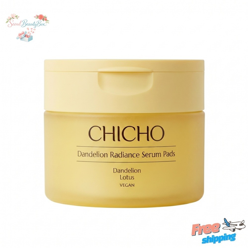 CHICHO Dandelion Biome Radiance Serum Pads 90ea 210g Vegan Korea Skincare