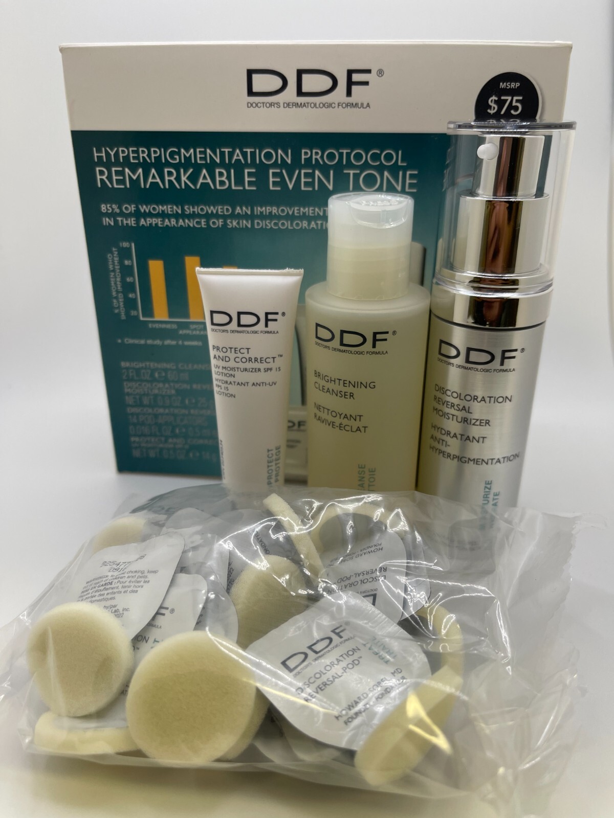 DDF BUNDLE: Discoloration Reversal Pod/Hyperpigmentation Even Tone LOT L NEW