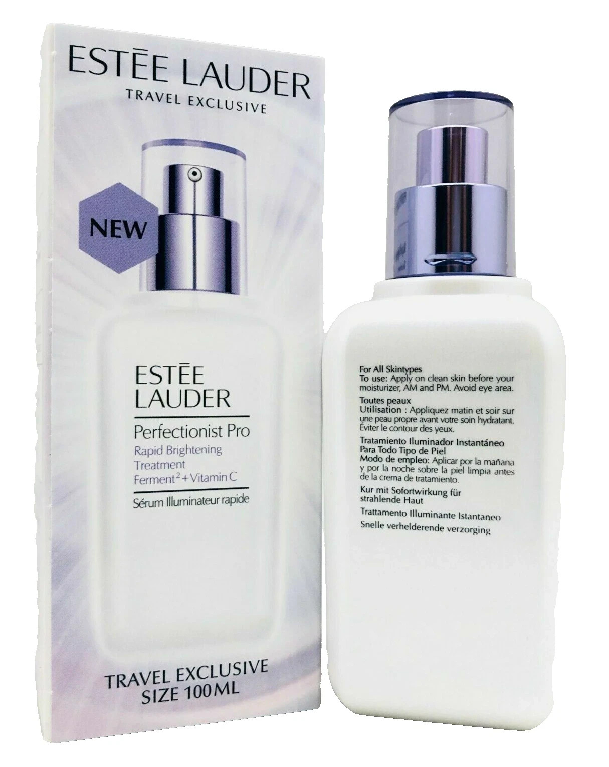 Estee Lauder Perfectionist Pro Rapid Brightening Treatment with Vit C 3.4 oz NIB