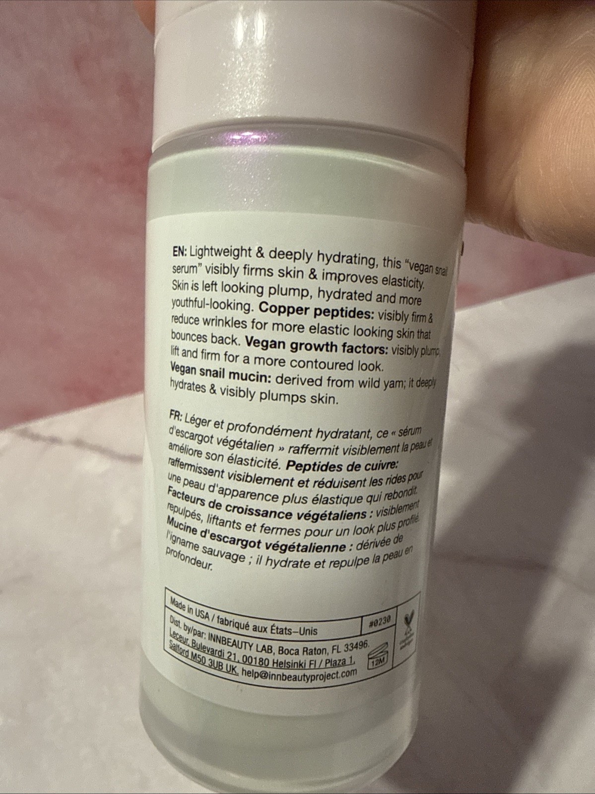 INNBEAUTY Project Elastic Skin – Firming and Plumping Serum – Full Size 1 oz