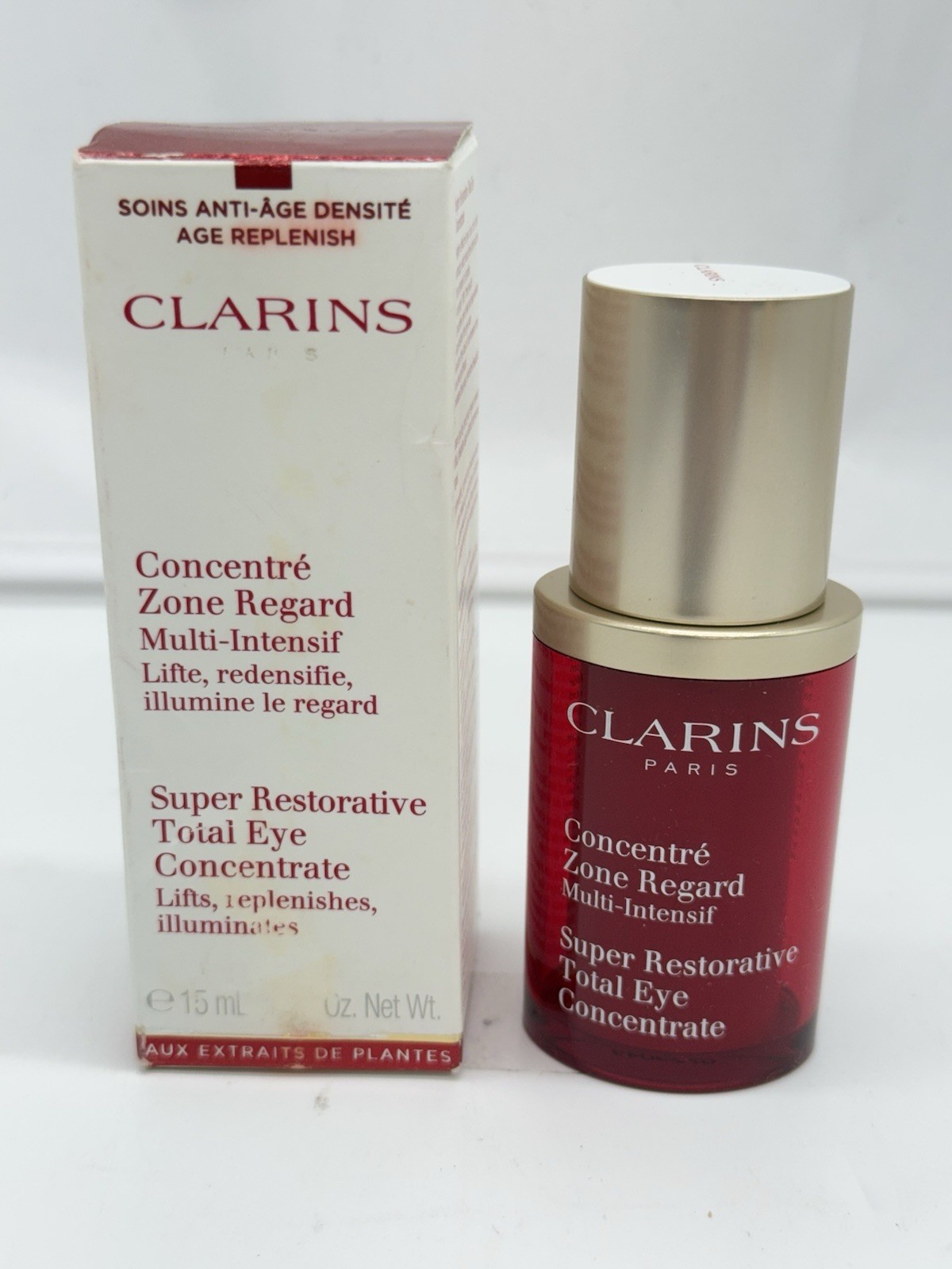 Clarins Paris Super Restorative Total Eye Concentrate (0.5oz/15mL) – REF# 10991