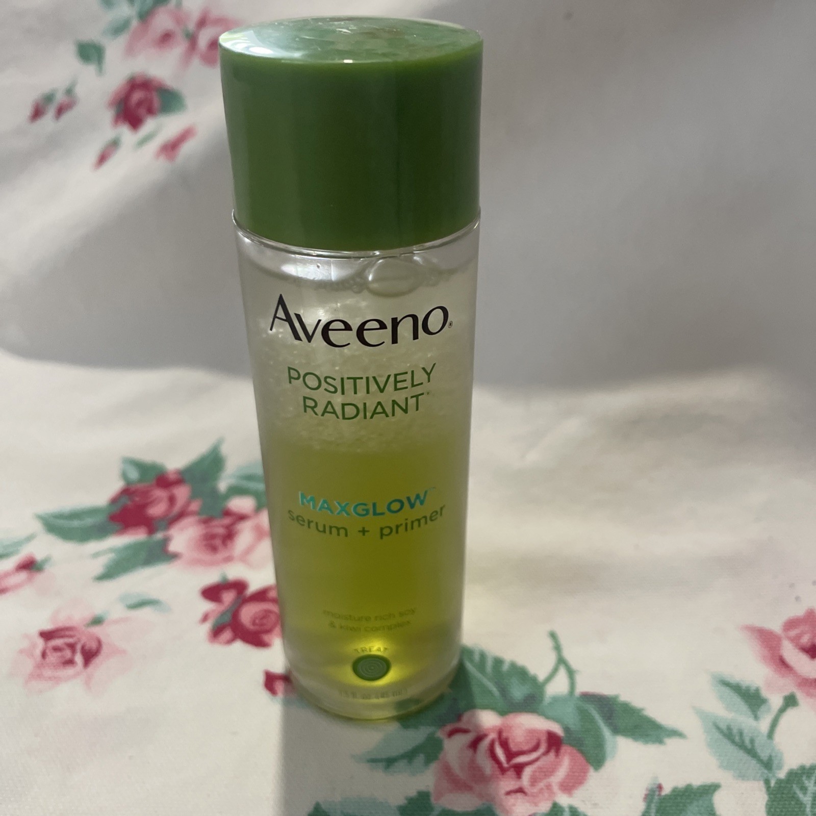 Aveeno Positively Radiant Maxglow Serum+Primer 1.5oz Retired Stock