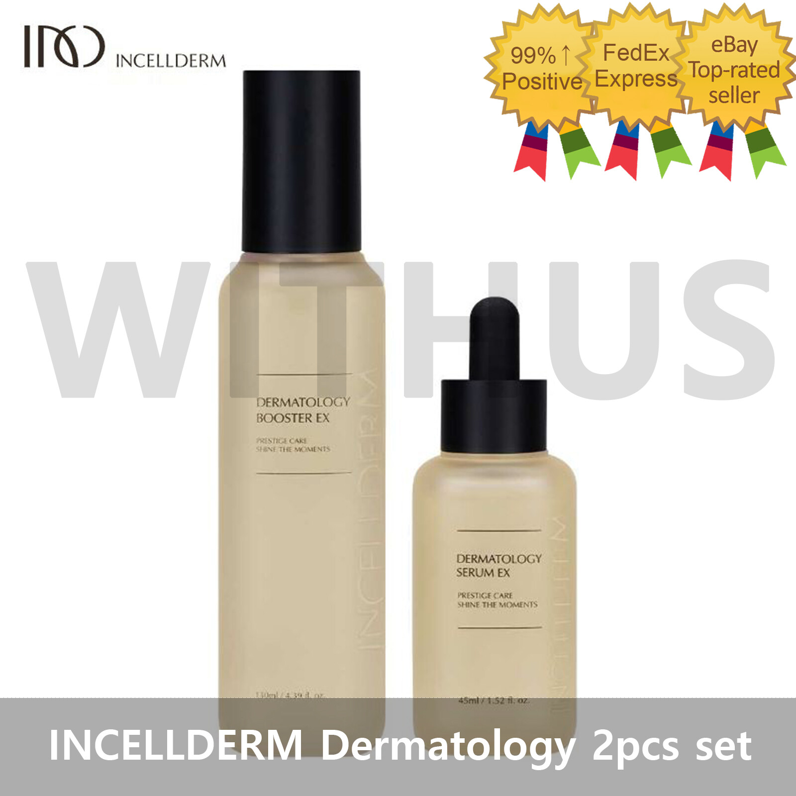 INCELLDERM Dermatology First Package EX 130ml Booster + 45ml Serum Special Set