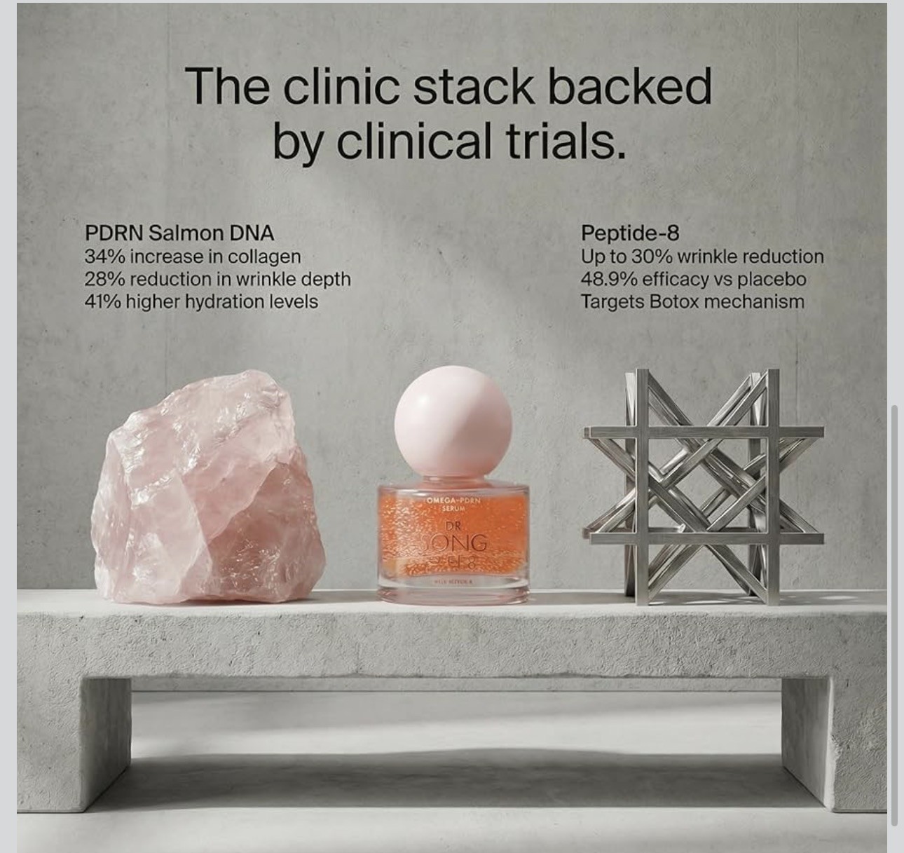 Dr Song PDRN Peptide-8 Serum – Salmon DNA, Niacinamide, Hyaluronic Acid,K Beauty