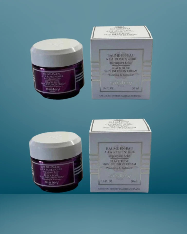 2 Pack Sisley Black Rose Skin Infusion Cream 1.6oz50mL New & Sealed